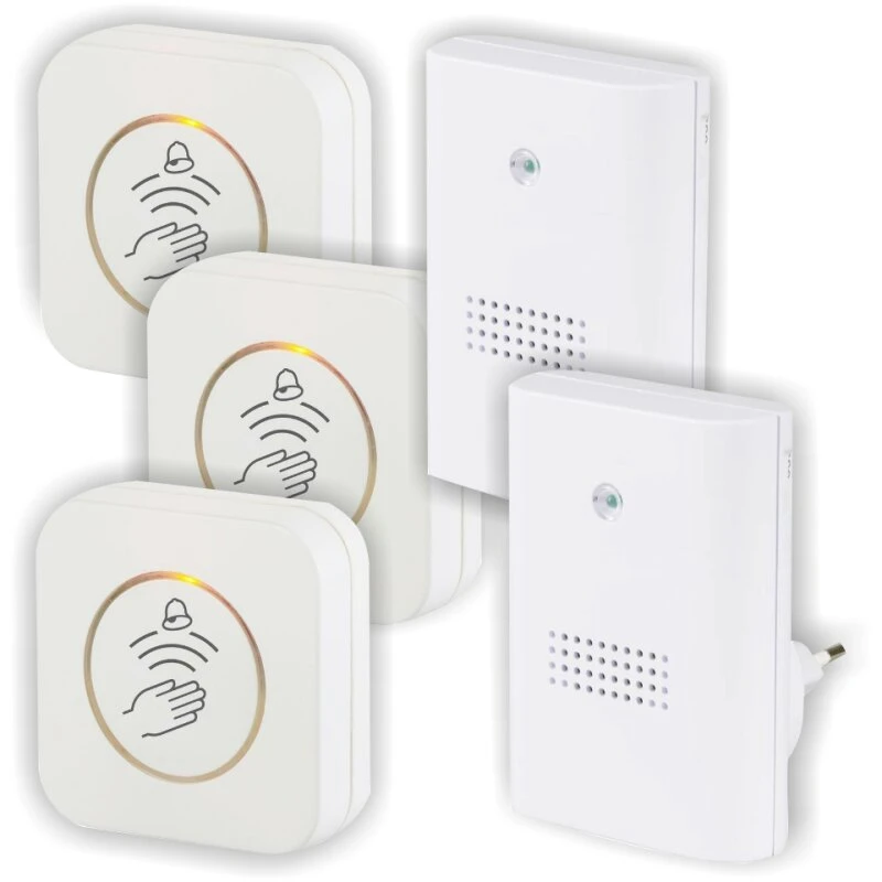 Touchless Funkklingel Mit EMPFÄNGER HX Serie Plugin 3 Touchless Funkklingel Mit EMPFÄNGER HX Serie Plugin