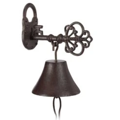 Türglocke Gusseisen Schlüssel & Schloss