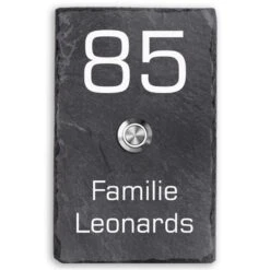 Türklingel Aus Schiefer 110x160mm Design