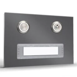 Türklingel Edelstahl 100x70mm Mit Beschriftungsfeld + Lichttaster 9 Türklingel Edelstahl 100x70mm Mit Beschriftungsfeld + Lichttaster -Hochwertiger Türklingelladen tuerklingel edelstahl 100x70mm mit beschriftungsfeld lichttaster4