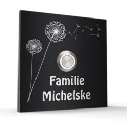 Türklingel Edelstahl 120x120mm Design Klingelplatte Klingelschild -Hochwertiger Türklingelladen tuerklingel edelstahl 120x120mm design klingelplatte klingelschild3