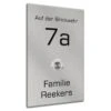 Türklingel Edelstahl 135x220mm Klingelplatte Türschild 1 Türklingel Edelstahl 135x220mm Klingelplatte Türschild -Hochwertiger Türklingelladen tuerklingel edelstahl 135x220mm klingelplatte tuerschild