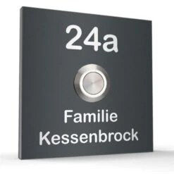 Türklingel Edelstahl 70x70mm Klingelplatte Klingelschild 7 Türklingel Edelstahl 70x70mm Klingelplatte Klingelschild -Hochwertiger Türklingelladen tuerklingel edelstahl 70x70mm klingelplatte klingelschild2