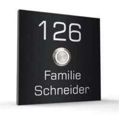 Türklingel Edelstahl 90x90mm Klingelplatte Klingelbrett 8 Türklingel Edelstahl 90x90mm Klingelplatte Klingelbrett -Hochwertiger Türklingelladen tuerklingel edelstahl 90x90mm klingelplatte klingelbrett3