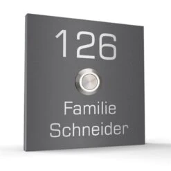 Türklingel Edelstahl 90x90mm Klingelplatte Klingelbrett 9 Türklingel Edelstahl 90x90mm Klingelplatte Klingelbrett -Hochwertiger Türklingelladen tuerklingel edelstahl 90x90mm klingelplatte klingelbrett4