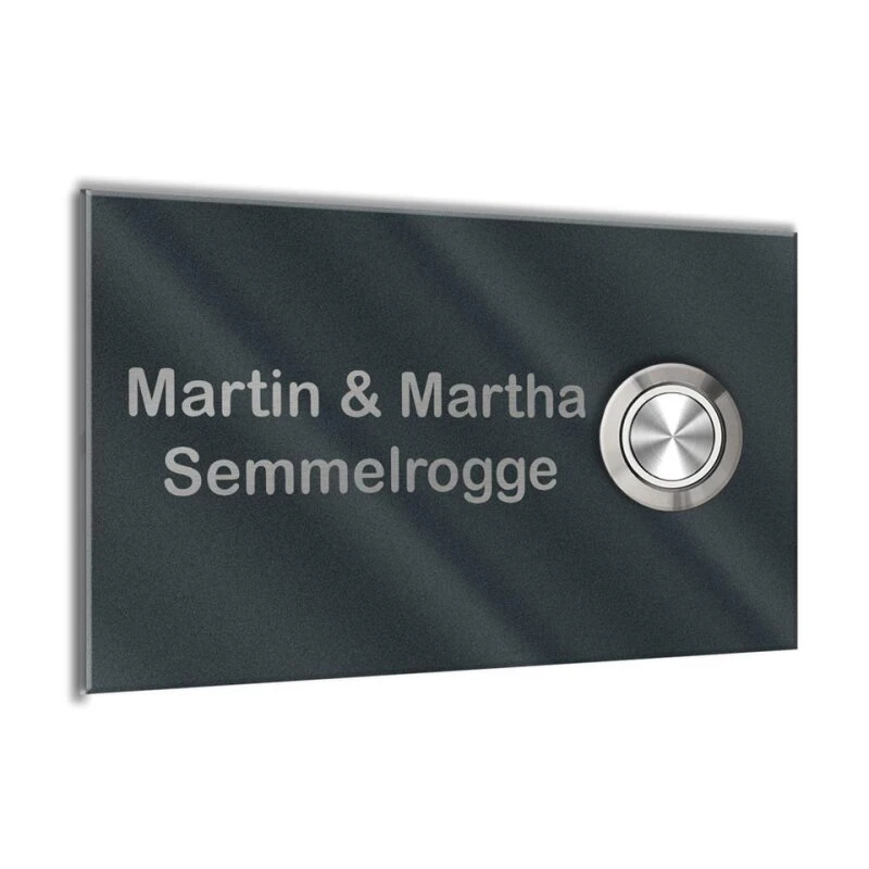 Türklingel Klingelplatte Pfostenklingel 80x50mm Tiggy4 4 Türklingel Klingelplatte Pfostenklingel 80x50mm Tiggy4 – Bild 2