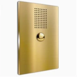 Türklingel Messing 110x160mm 4mm Stärke Mit Sprechsieb Typ1