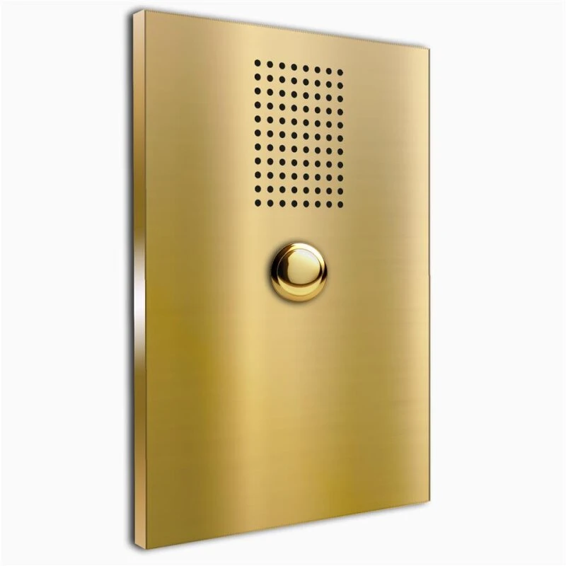 Türklingel Messing 110x160mm 4mm Stärke Mit Sprechsieb Typ1 3 Türklingel Messing 110x160mm 4mm Stärke Mit Sprechsieb Typ1