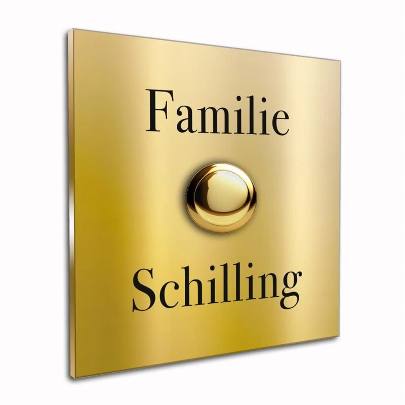 Türklingel Messing 90x90mm 4mm Stärke Der Klingelplatte 3 Türklingel Messing 90x90mm 4mm Stärke Der Klingelplatte