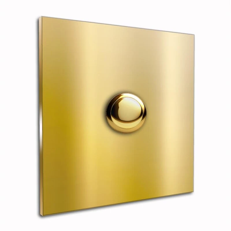 Türklingel Messing 90x90mm 4mm Stärke Ohne Beschriftung 3 Türklingel Messing 90x90mm 4mm Stärke Ohne Beschriftung