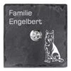 Türklingel Schiefer 100x100mm Schäferhund -Hochwertiger Türklingelladen tuerklingel schiefer 100x100mm schaeferhund