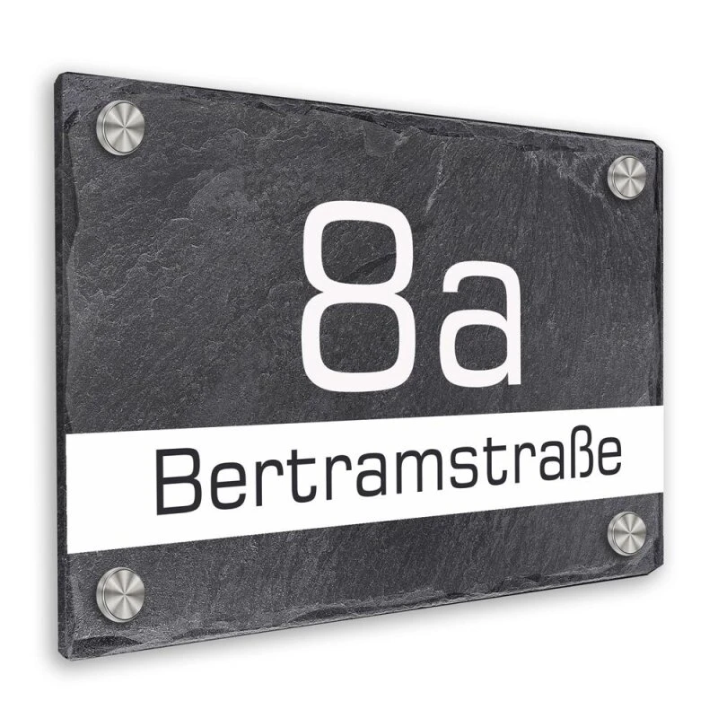 Türschild Aus Natur Schiefer 300x200 Mm Inkl. Beschriftung Number 3 4 Türschild Aus Natur Schiefer 300x200 Mm Inkl. Beschriftung Number 3 – Bild 2
