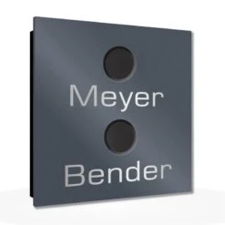 Ultraflache Aufputz 2 Familien Funkklingel Edelstahl 120x120mm Hilda 9 Ultraflache Aufputz 2 Familien Funkklingel Edelstahl 120x120mm Hilda -Hochwertiger Türklingelladen ultraflache aufputz 2 familien funkklingel edelstahl 120x120mm hilda2