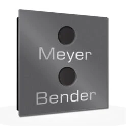 Ultraflache Aufputz 2 Familien Funkklingel Edelstahl 120x120mm Hilda 12 Ultraflache Aufputz 2 Familien Funkklingel Edelstahl 120x120mm Hilda -Hochwertiger Türklingelladen ultraflache aufputz 2 familien funkklingel edelstahl 120x120mm hilda5