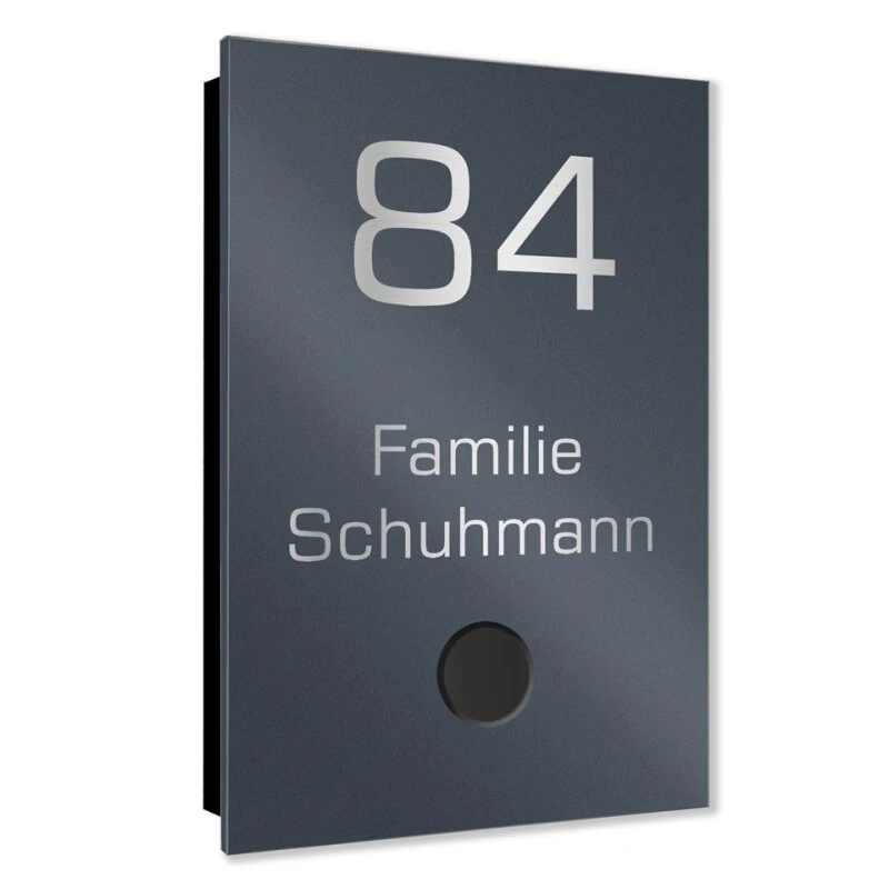 Ultraflache Aufputz Funkklingel Edelstahl 110x160mm RW 400m 52 Melodien Anke 4 Ultraflache Aufputz Funkklingel Edelstahl 110x160mm RW 400m 52 Melodien Anke – Bild 2