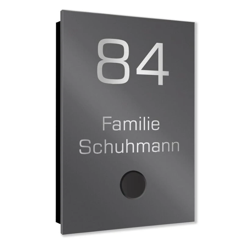 Ultraflache Aufputz Funkklingel Edelstahl 110x160mm RW 400m 52 Melodien Anke 7 Ultraflache Aufputz Funkklingel Edelstahl 110x160mm RW 400m 52 Melodien Anke – Bild 5