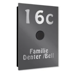 Ultraflache Aufputz Funkklingel Edelstahl 110x160mm RW 400m 52 Melodien Luci -Hochwertiger Türklingelladen ultraflache aufputz funkklingel edelstahl 110x160mm rw 400m 52 melodien luci4