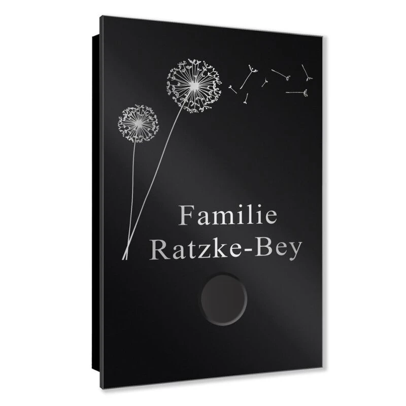 Ultraflache Aufputz Funkklingel Edelstahl 110x160mm RW 400m 52 Melodien Pusteblume 5 Ultraflache Aufputz Funkklingel Edelstahl 110x160mm RW 400m 52 Melodien Pusteblume – Bild 3