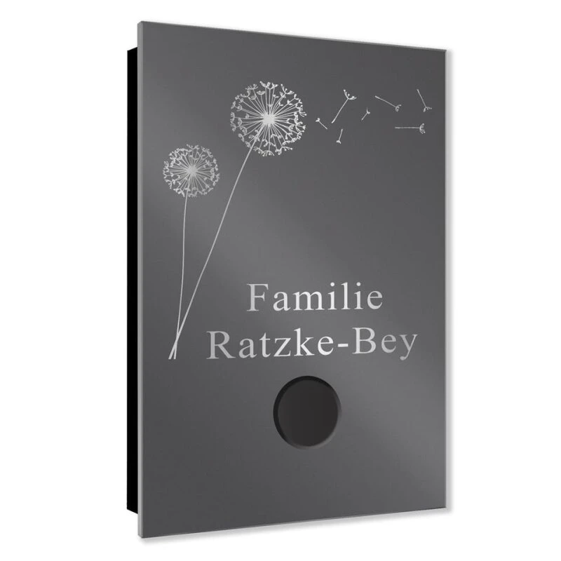 Ultraflache Aufputz Funkklingel Edelstahl 110x160mm RW 400m 52 Melodien Pusteblume 6 Ultraflache Aufputz Funkklingel Edelstahl 110x160mm RW 400m 52 Melodien Pusteblume – Bild 4