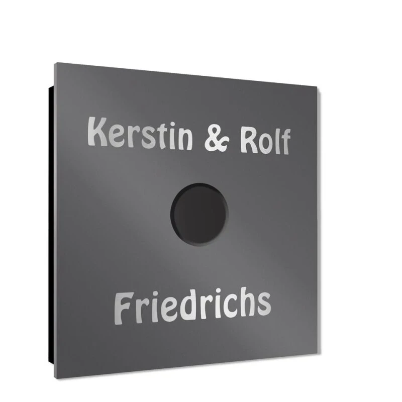 Ultraflache Aufputz Funkklingel Edelstahl 80x80mm RW 400m 52 Melodien Dennis 6 Ultraflache Aufputz Funkklingel Edelstahl 80x80mm RW 400m 52 Melodien Dennis – Bild 4