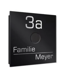 Ultraflache Aufputz Funkklingel Edelstahl 80x80mm RW 400m 52 Melodien Vivien -Hochwertiger Türklingelladen ultraflache aufputz funkklingel edelstahl 80x80mm rw 400m 52 melodien vivien3