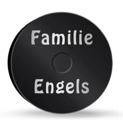 Ultraflache Aufputz Funkklingel Edelstahl 90mm Ø RW 400m 52 Melodien Lina -Hochwertiger Türklingelladen ultraflache aufputz funkklingel edelstahl 90mm o rw 400m 52 melodien lina3