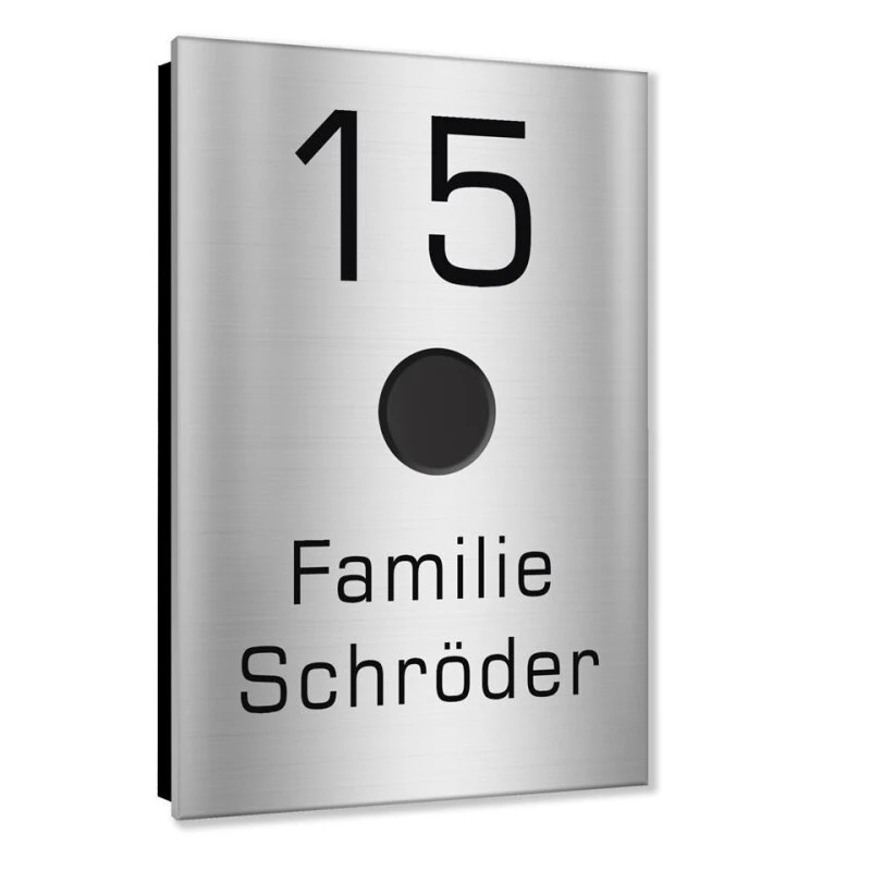 Ultraflache Aufputz Funkklingel Edelstahl 90x140mm RW 400m 52 Melodien Bärbel 3 Ultraflache Aufputz Funkklingel Edelstahl 90x140mm RW 400m 52 Melodien Bärbel