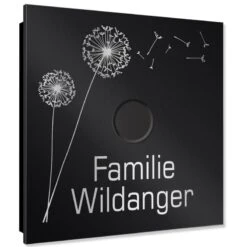 Ultraflache Aufputz Funkklingel Edelstahl RAL7016 Anthrazit Grau 120x120mm RW 400m 52 Melodien Bessy -Hochwertiger Türklingelladen ultraflache aufputz funkklingel edelstahl ral7016 anthrazit grau 120x120mm rw 400m 52 melodien bessy3