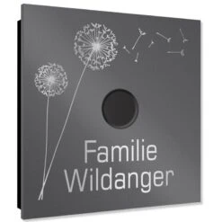 Ultraflache Aufputz Funkklingel Edelstahl RAL7016 Anthrazit Grau 120x120mm RW 400m 52 Melodien Bessy -Hochwertiger Türklingelladen ultraflache aufputz funkklingel edelstahl ral7016 anthrazit grau 120x120mm rw 400m 52 melodien bessy4