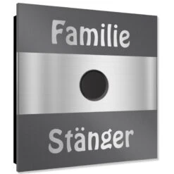 Ultraflache Aufputz Funkklingel Edelstahl RAL7016 Anthrazit Grau 120x120mm RW 400m 52 Melodien Tobi 8 Ultraflache Aufputz Funkklingel Edelstahl RAL7016 Anthrazit Grau 120x120mm RW 400m 52 Melodien Tobi -Hochwertiger Türklingelladen ultraflache aufputz funkklingel edelstahl ral7016 anthrazit grau 120x120mm rw 400m 52 melodien tobi3