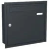 Unterputz Briefkasten 12 Liter Anthrazitgrau RAL 7016 Einbaubriefkasten 1 Unterputz Briefkasten 12 Liter Anthrazitgrau RAL 7016 Einbaubriefkasten -Hochwertiger Türklingelladen unterputz briefkasten 12 liter anthrazitgrau ral 7016 einbaubriefkasten