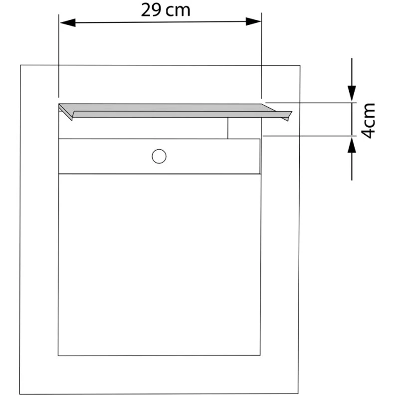 Unterputz Einbaubriefkasten Anthrazit Grau RAL 7016 8 Unterputz Einbaubriefkasten Anthrazit Grau RAL 7016 – Bild 6