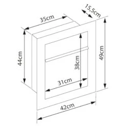 Unterputz Einbaubriefkasten Grau Metallic -Hochwertiger Türklingelladen unterputz einbaubriefkasten grau metallic4