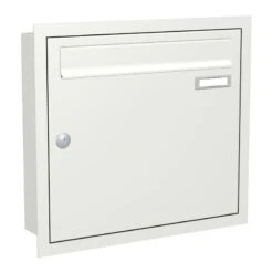Unterputz Einbaubriefkastenanlage Weiß 1-15 Fach Wählbar