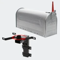 US Mailbox Briefkasten Amerikanisches Design Silbergrau Wandhalterung -Hochwertiger Türklingelladen us mailbox briefkasten amerikanisches design silbergrau wandhalterung3