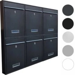 Wandbriefkästen Beliebig Erweiterbar Bis 30 Kästen