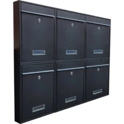 Wandbriefkästen Beliebig Erweiterbar Bis 30 Kästen -Hochwertiger Türklingelladen wandbriefkaesten beliebig erweiterbar bis 30 kaesten3