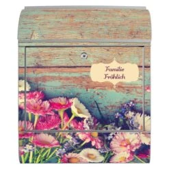 Wandbriefkasten Briefkasten Edelstahl Blumenpfücken -Hochwertiger Türklingelladen wandbriefkasten briefkasten edelstahl blumenpfuecken3