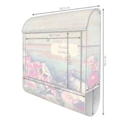 Wandbriefkasten Briefkasten Edelstahl Blumenpfücken -Hochwertiger Türklingelladen wandbriefkasten briefkasten edelstahl blumenpfuecken5