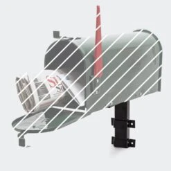 Wandhalter Für US Mailbox Amerikanisches Design Briefkasten Postkasten -Hochwertiger Türklingelladen wandhalter fuer us mailbox amerikanisches design briefkasten postkasten3