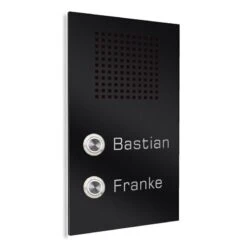 Zweifamilien Edelstahl Türklingel 150x250mm Mit Sprechsieb 9 Zweifamilien Edelstahl Türklingel 150x250mm Mit Sprechsieb -Hochwertiger Türklingelladen zweifamilien edelstahl tuerklingel 150x250mm mit sprechsieb3