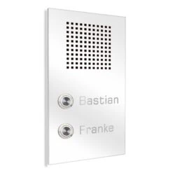 Zweifamilien Edelstahl Türklingel 150x250mm Mit Sprechsieb 10 Zweifamilien Edelstahl Türklingel 150x250mm Mit Sprechsieb -Hochwertiger Türklingelladen zweifamilien edelstahl tuerklingel 150x250mm mit sprechsieb4