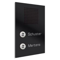 Zweifamilien Türklingel 140x200mm Mit Sprechsieb -Hochwertiger Türklingelladen zweifamilien tuerklingel 140x200mm mit sprechsieb3