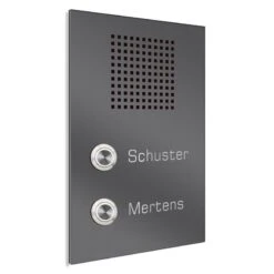 Zweifamilien Türklingel 140x200mm Mit Sprechsieb -Hochwertiger Türklingelladen zweifamilien tuerklingel 140x200mm mit sprechsieb5
