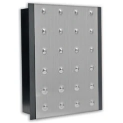 Zweiklang Gong Anthrazit Silber Metallic Elektromechanisch