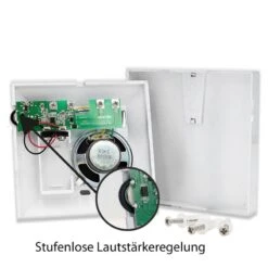 Zweiklang Gong Melodica SILBER Elektronisch 6 Zweiklang Gong Melodica SILBER Elektronisch -Hochwertiger Türklingelladen zweiklang gong melodica silber elektronisch2